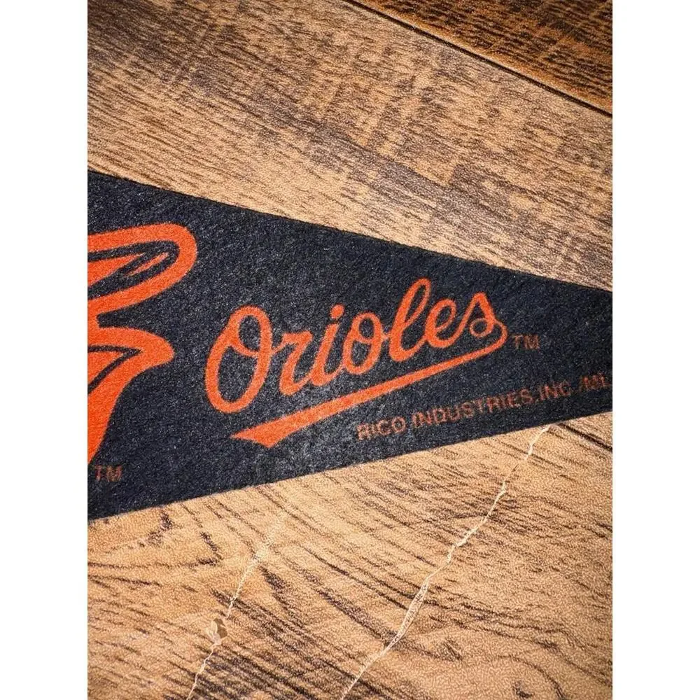 MLB Baltimore Orioles Mini Pennant 4”x9” Baseball Flag Banner Rico - Picture 4 of 7